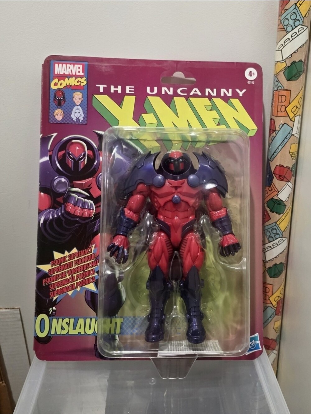 Marvel Legends Series Onslaught, retro cardback, X-Men Action Figure